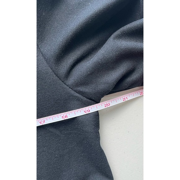 MENS SOLID GIRAFFE EMBROIDERY LONG SLEEVE POLO BLACK SIZE S NWOT - Picture 6 of 7